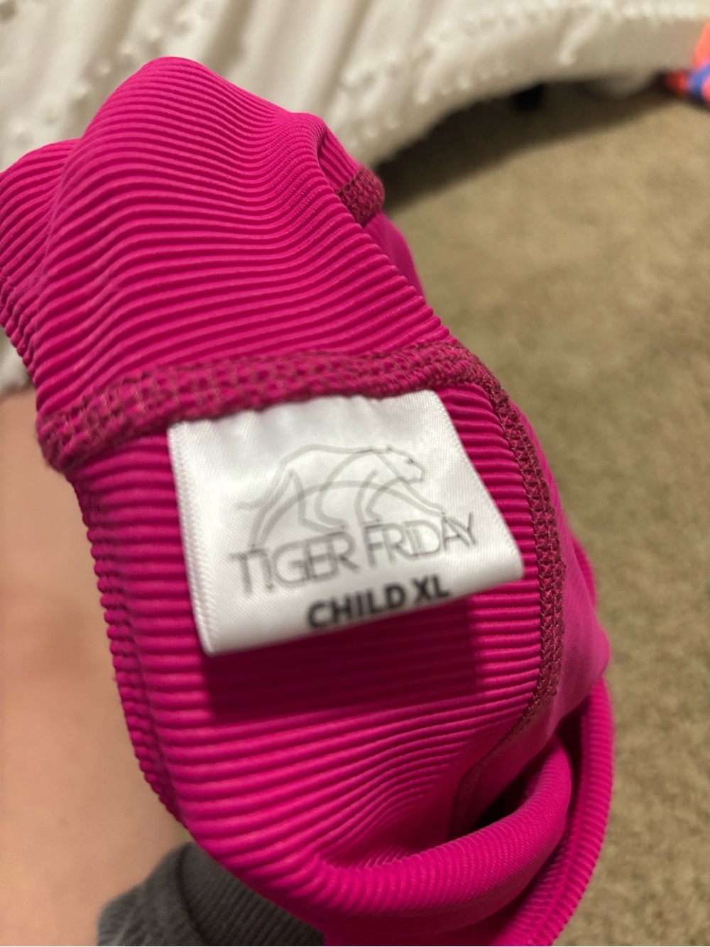 Tiger Friday Hot Pink Ribbed Set - Picture 6 of 6